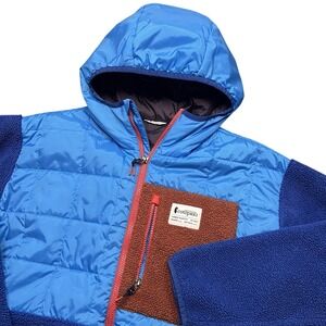 Cotopaxi Trico Hybrid Hooded Jacket Full Zip Fleece Outdoor Pullover Adult Small